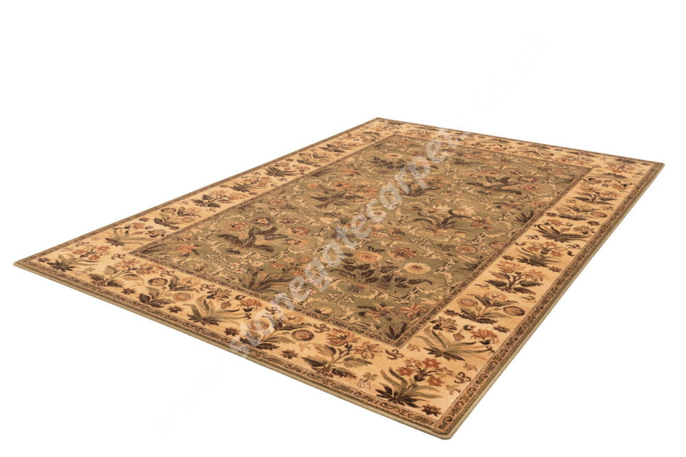 Agnella Rugs Isfahan OLANDIA Olive - 100% New Zealand Wool - Free Delivery