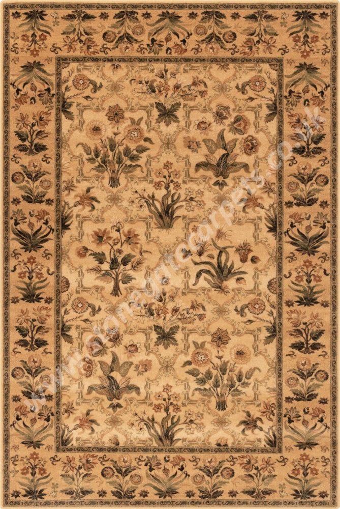 Agnella Rugs Isfahan OLANDIA Sahara - 100% New Zealand Wool - Free Delivery