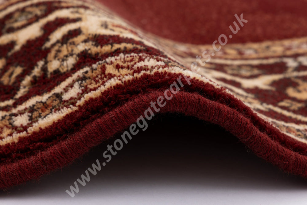 Agnella Rugs Isfahan URIASZ Ruby Circle - 100% New Zealand Wool - Free Delivery