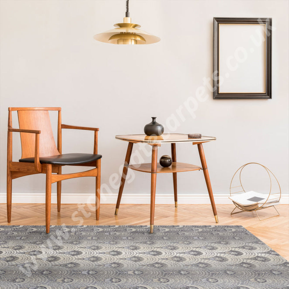Agnella Rugs Calisia KATI Anthracite - 100% New Zealand Wool - Free Delivery