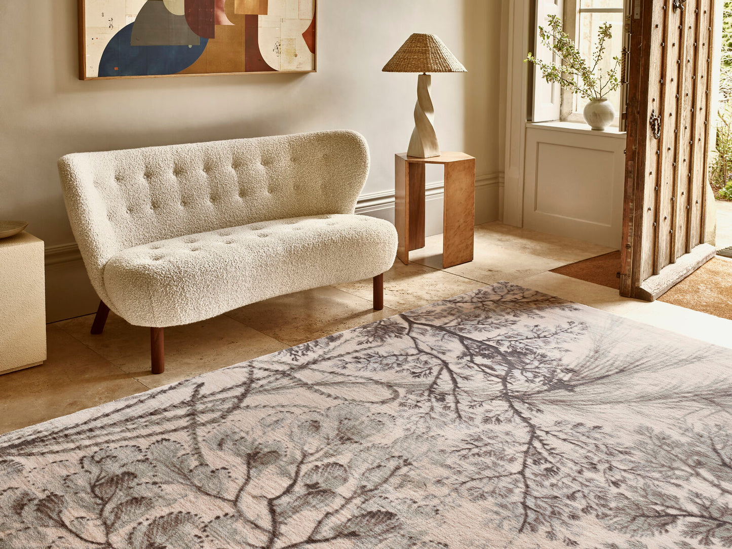 Agnella Rugs Design Discoveries V&A Collection KELP Mint (Calisia Quality) - Free Delivery
