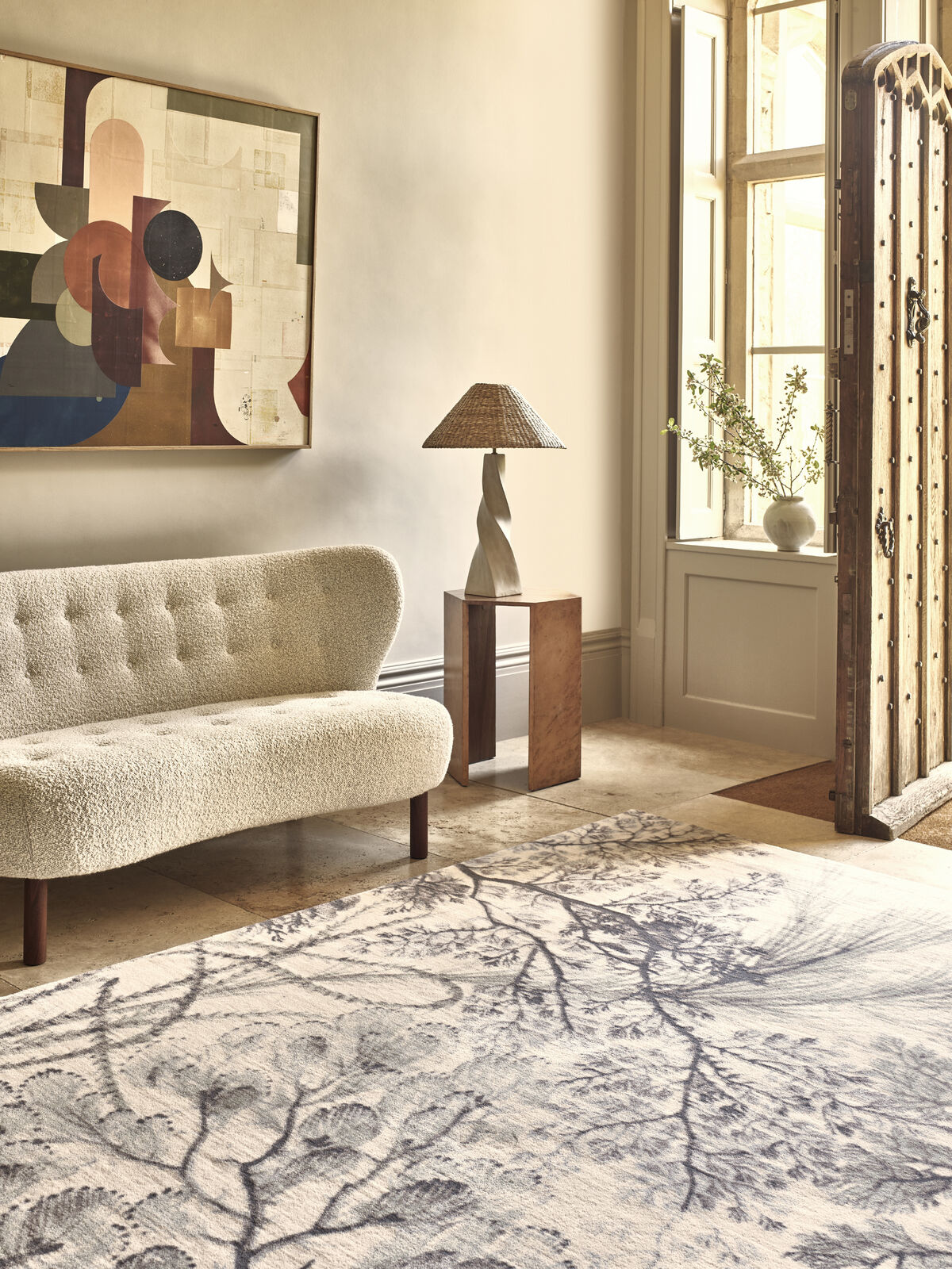 Agnella Rugs Design Discoveries V&A Collection KELP Mint (Calisia Quality) - Free Delivery