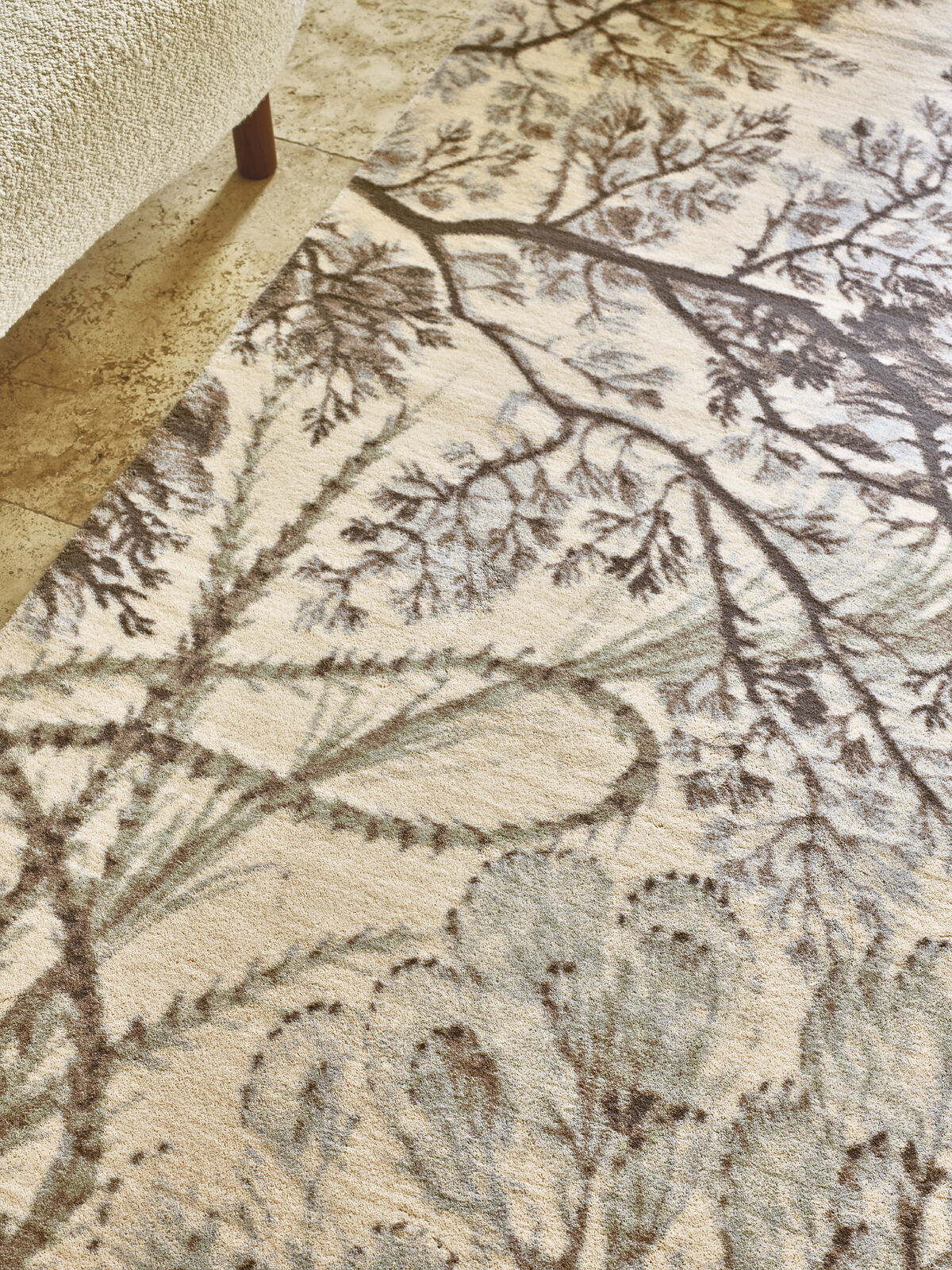 Agnella Rugs Design Discoveries V&A Collection KELP Mint (Calisia Quality) - Free Delivery