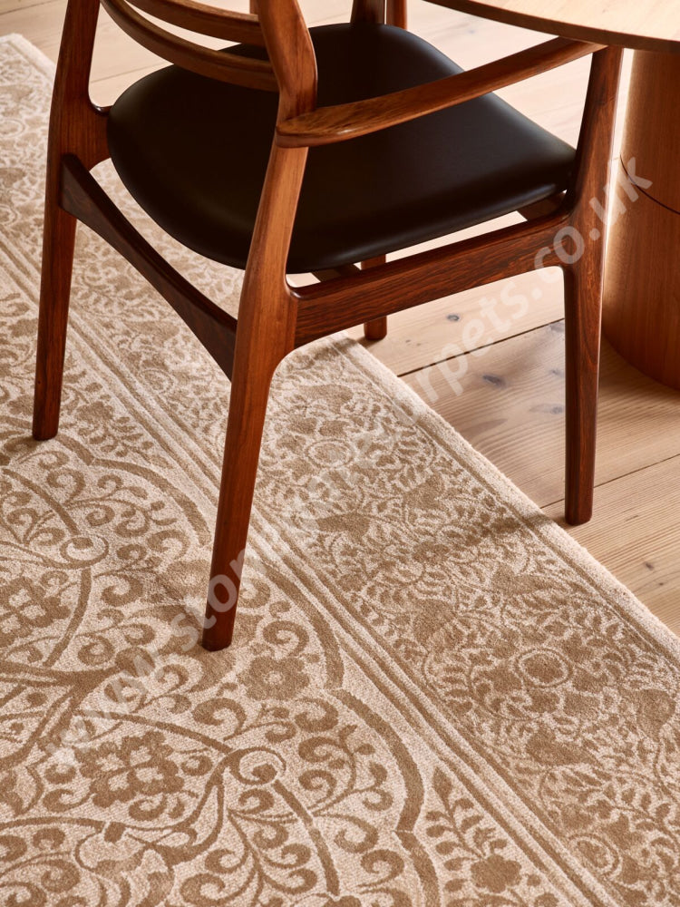 Agnella Rugs Design Discoveries V&A Collection LUMINA Dark Beige (Regius Quality)  - Free Delivery