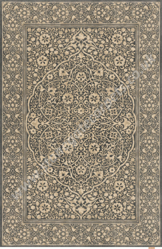 Agnella Rugs Design Discoveries V&A Collection LUMINA Graphite (Regius Quality)  - Free Delivery