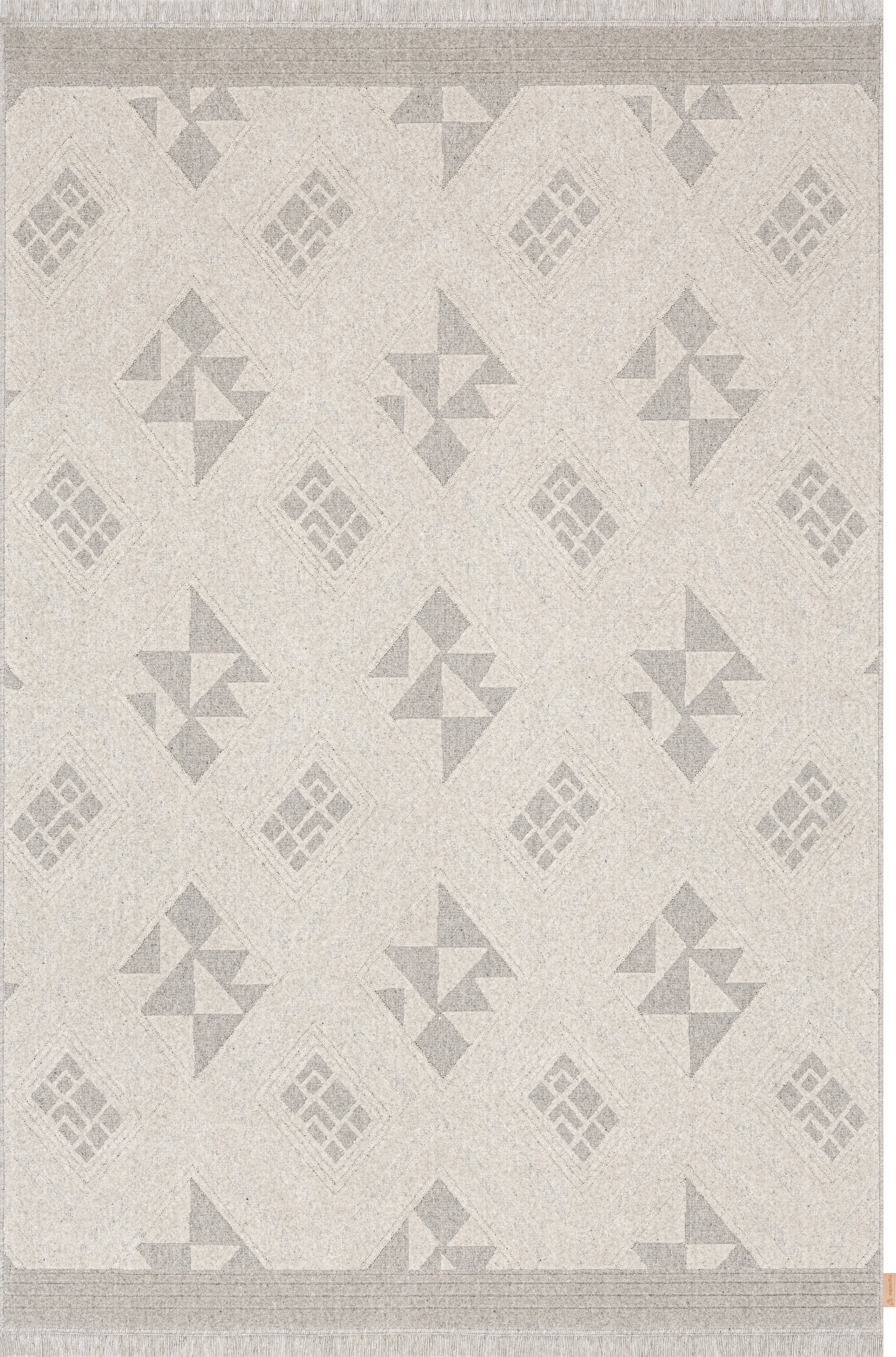 Agnella Rugs Design Discoveries V&A Collection MANHATTAN Light Grey - Free Delivery