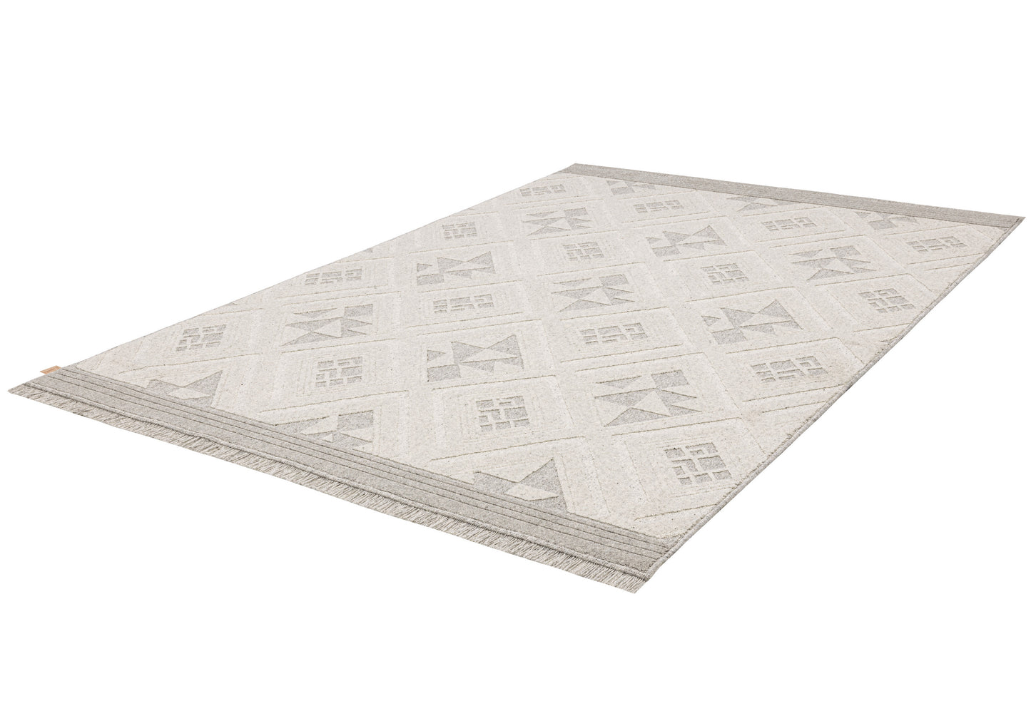 Agnella Rugs Design Discoveries V&A Collection MANHATTAN Light Grey - Free Delivery