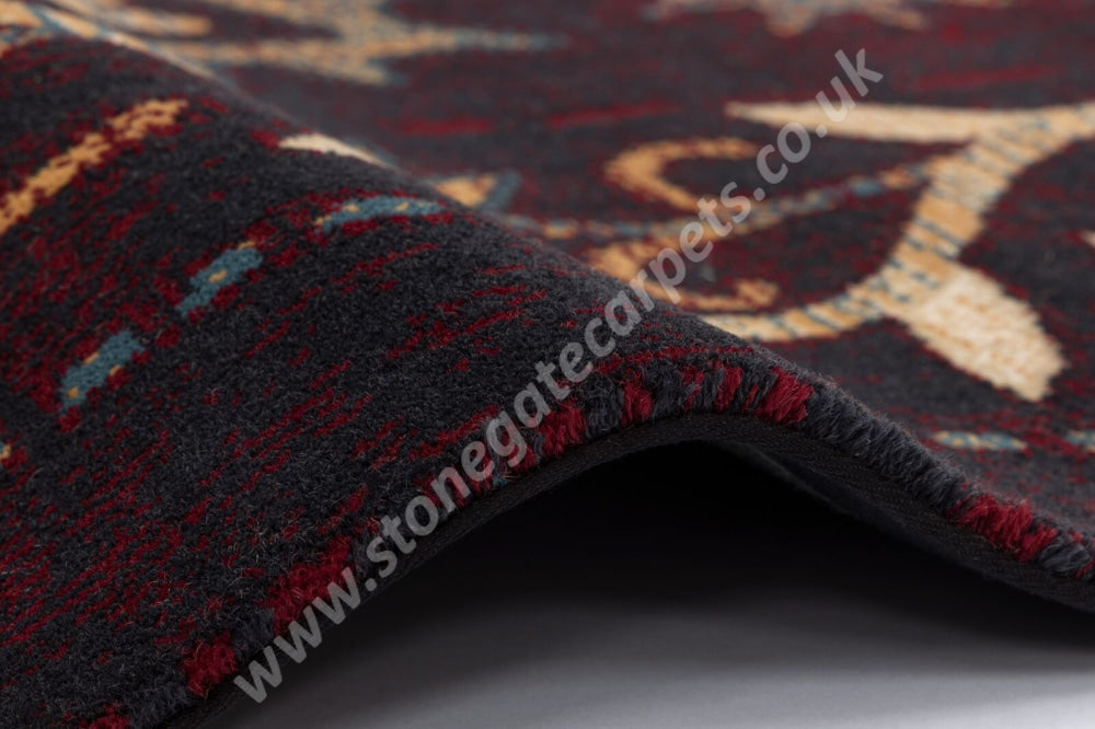 Agnella Rugs Design Discoveries V&A Collection MARASH Dark Red (Regius Quality) - Free Delivery