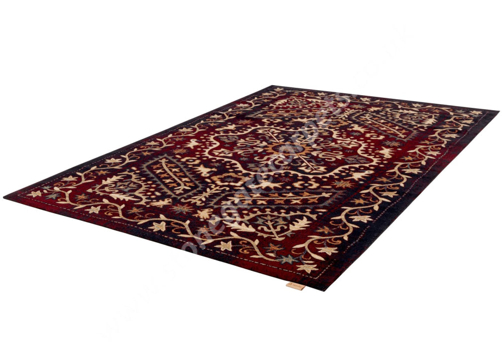 Agnella Rugs Design Discoveries V&A Collection MARASH Dark Red (Regius Quality) - Free Delivery