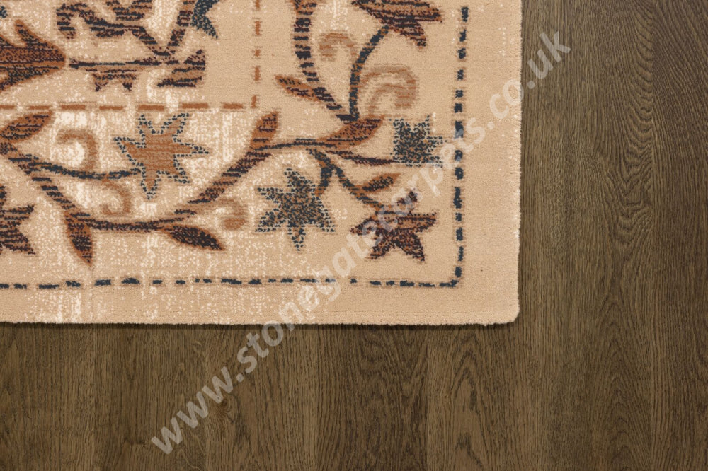 Agnella Rugs Design Discoveries V&A Collection MARASH Light Beige (Regius Quality) - Free Delivery