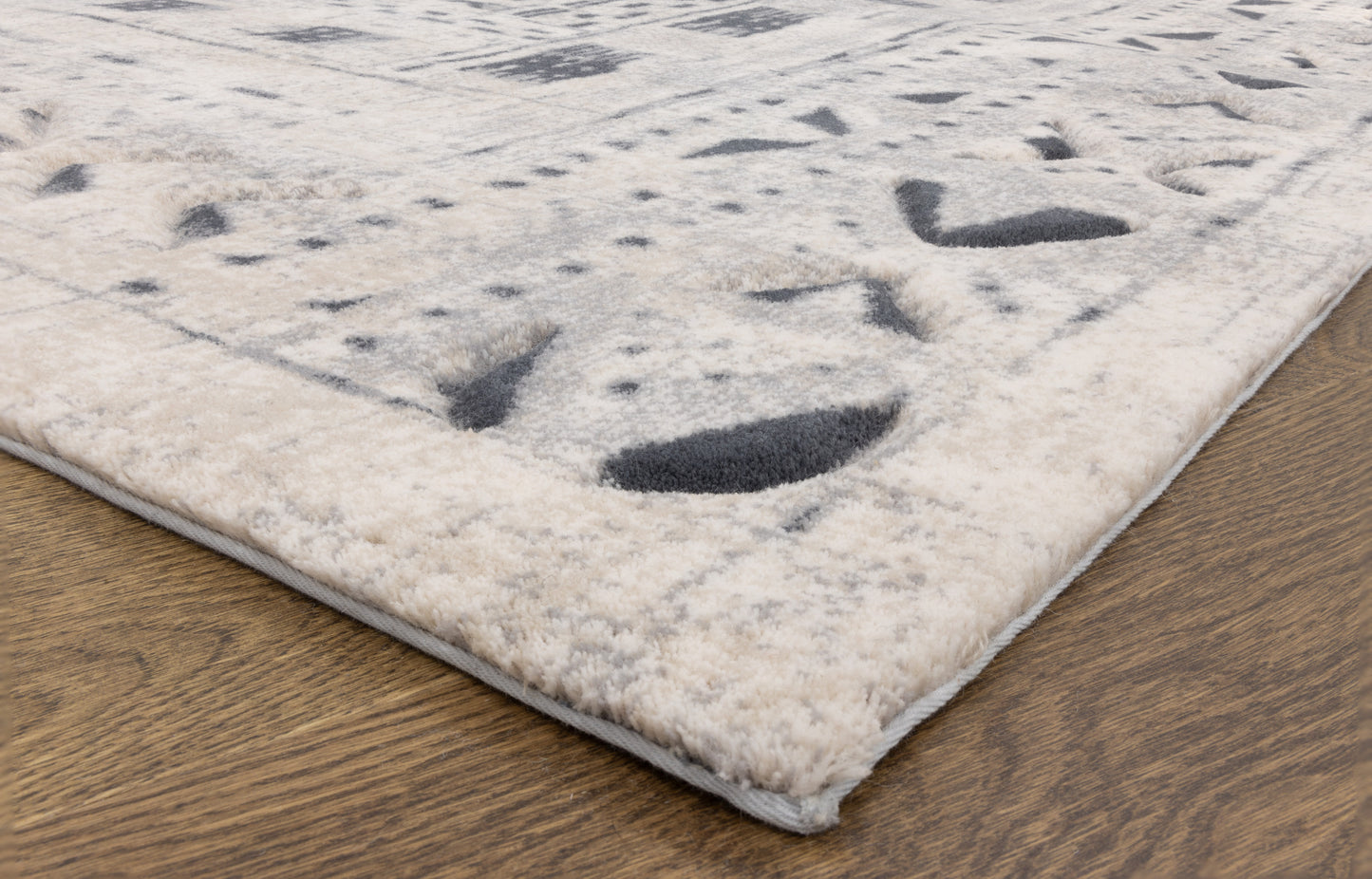 Agnella Rugs Design Discoveries V&A Collection MAWSON Polar White - Free Delivery