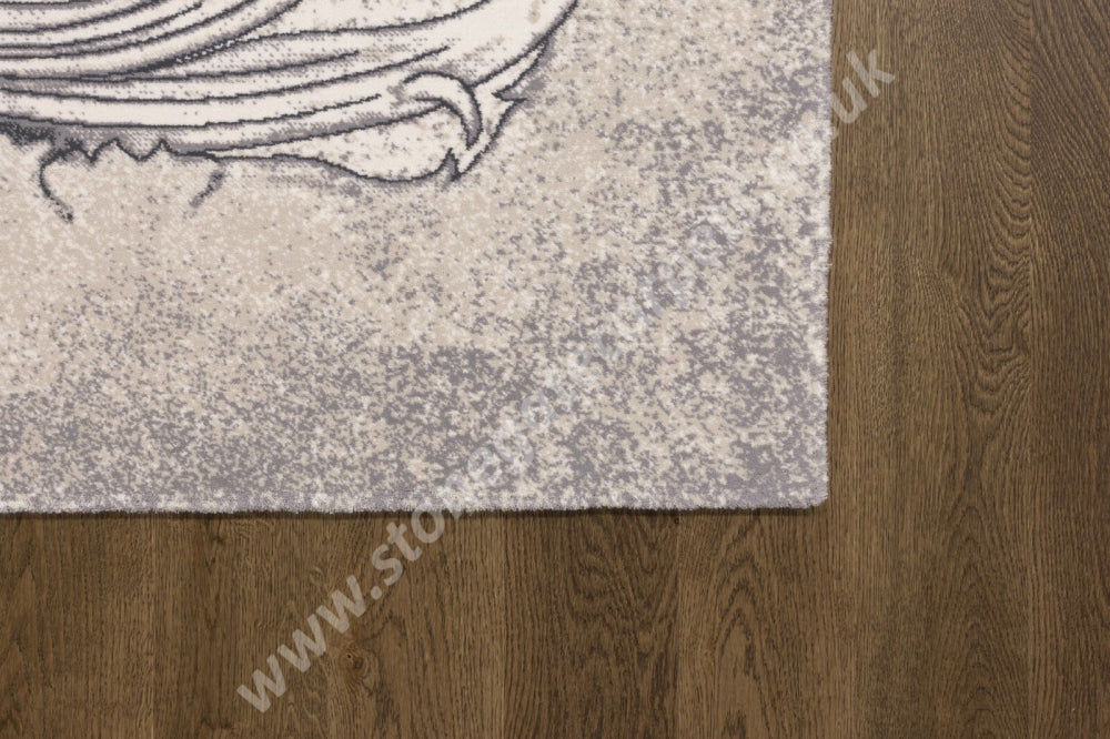 Agnella Rugs Design Discoveries V&A Collection MAWSON Polar White (Regius Quality) - Free Delivery