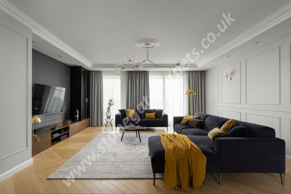Agnella Rugs Calisia MADISON Grey - 100% New Zealand Wool - Free Delivery