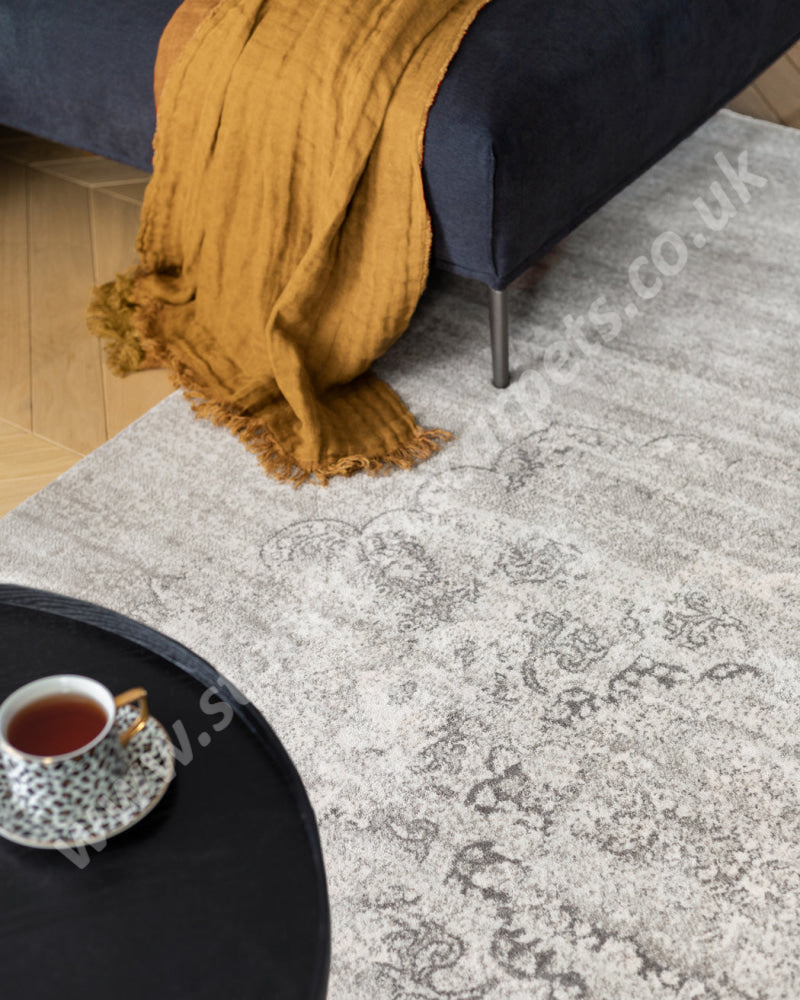 Agnella Rugs Calisia MADISON Grey - 100% New Zealand Wool - Free Delivery