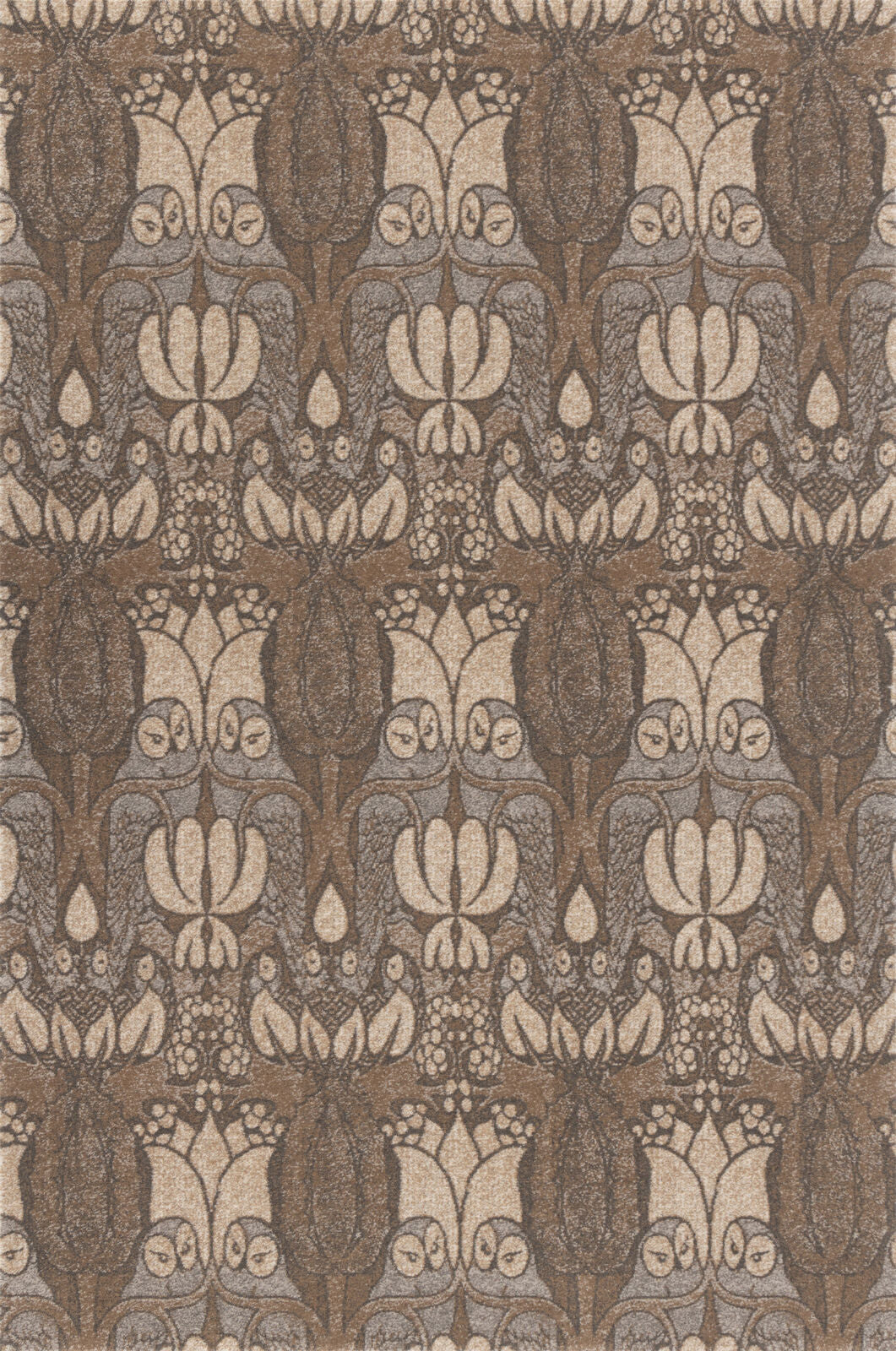 Agnella Rugs Design Discoveries V&A Collection NOCTURN Brown (Tempo Quality) - Free Delivery
