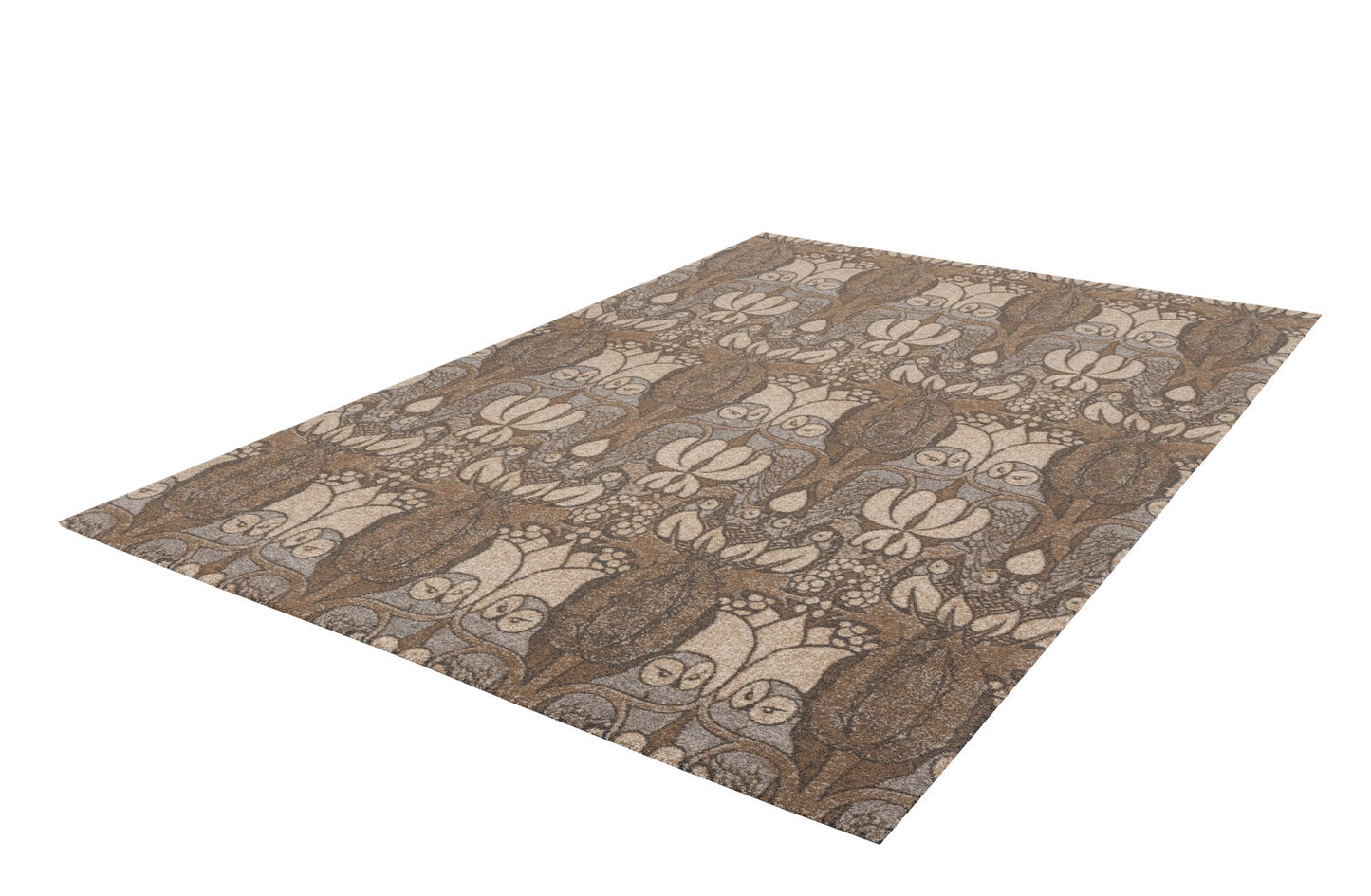 Agnella Rugs Design Discoveries V&A Collection NOCTURN Brown (Tempo Quality) - Free Delivery