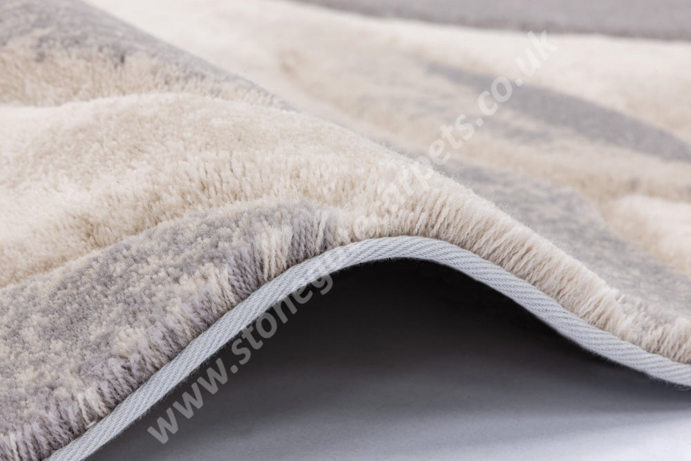 Agnella Rugs Opal FLOWERS Beige - Cut Pile with Carving - 100%  New Zealand Wool - Free Delivery