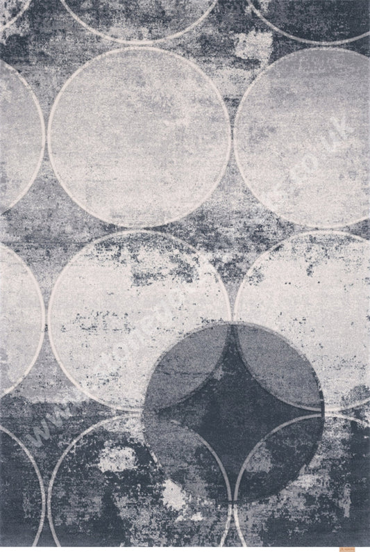 Agnella Rugs Opal KRUH Grey - Cut Pile with Carving - 100%  New Zealand Wool - Free Delivery