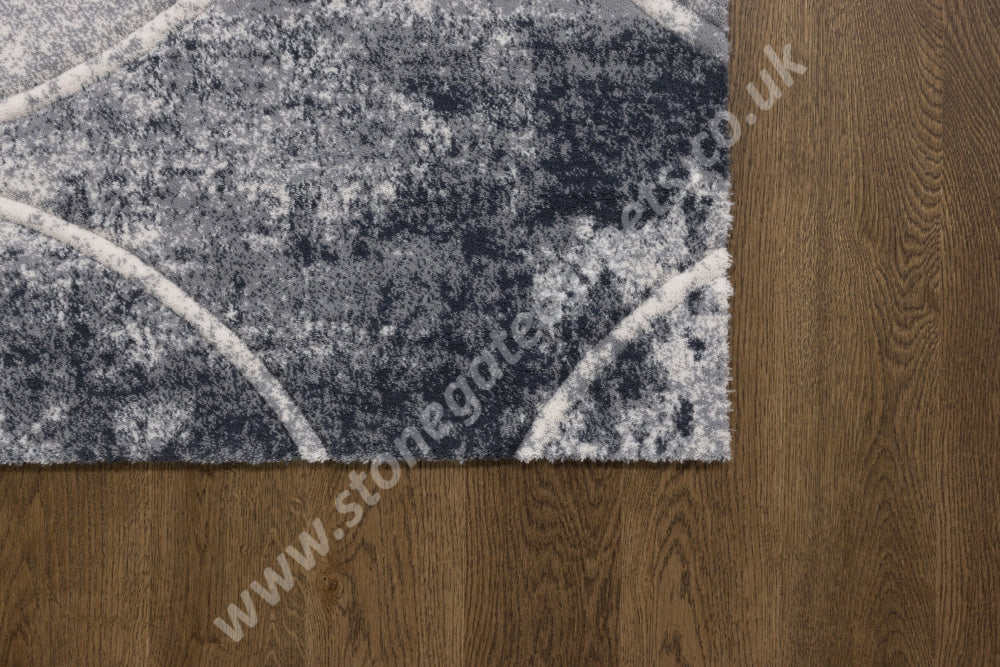 Agnella Rugs Opal KRUH Grey - Cut Pile with Carving - 100%  New Zealand Wool - Free Delivery