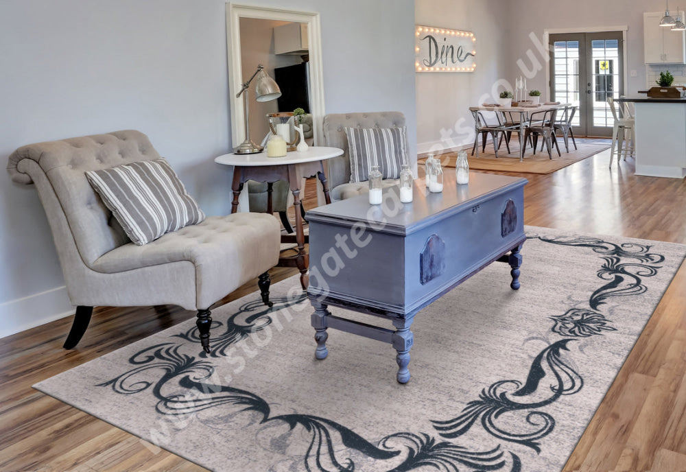 Agnella Rugs Opal OFELO Beige - Cut Pile with Carving - 100%  New Zealand Wool - Free Delivery