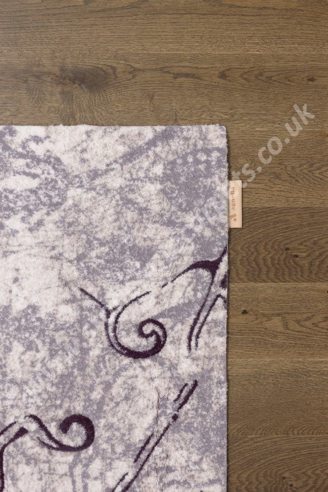 Agnella Rugs Opal TOMAS Beige - Cut Pile with Carving - 100%  New Zealand Wool - Free Delivery