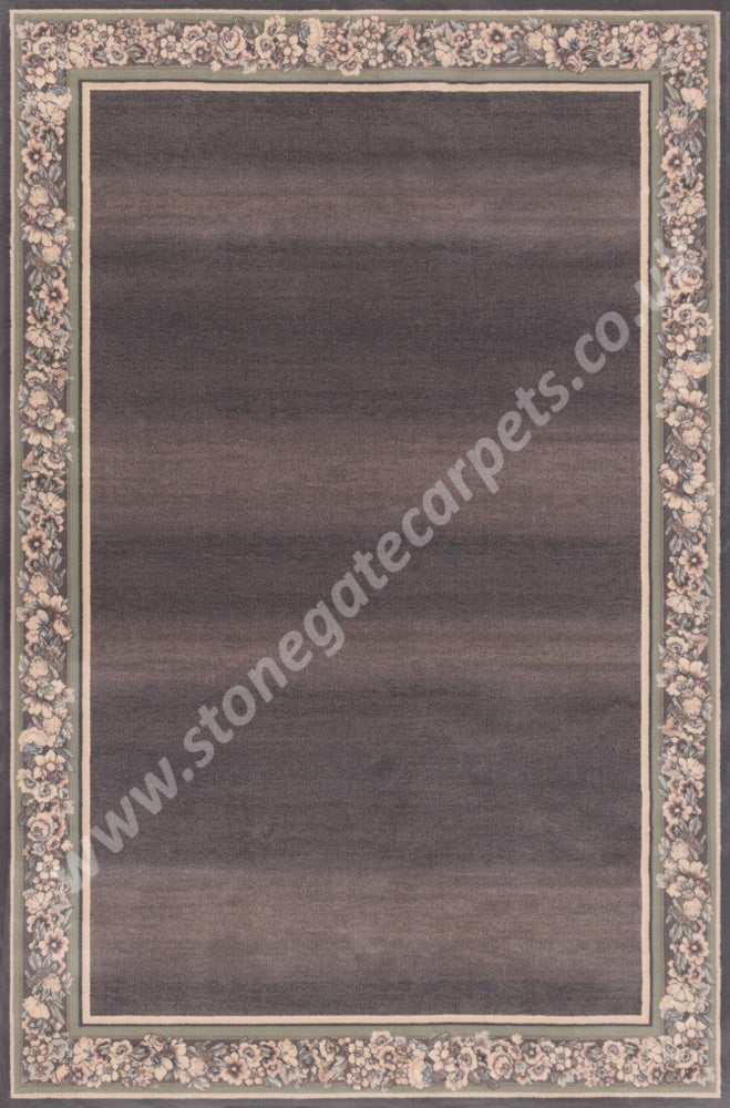 Agnella Rugs Design Discoveries V&A Collection PEONY Heather (Agnus Quality) - 100% New Zealand Wool - Free Delivery