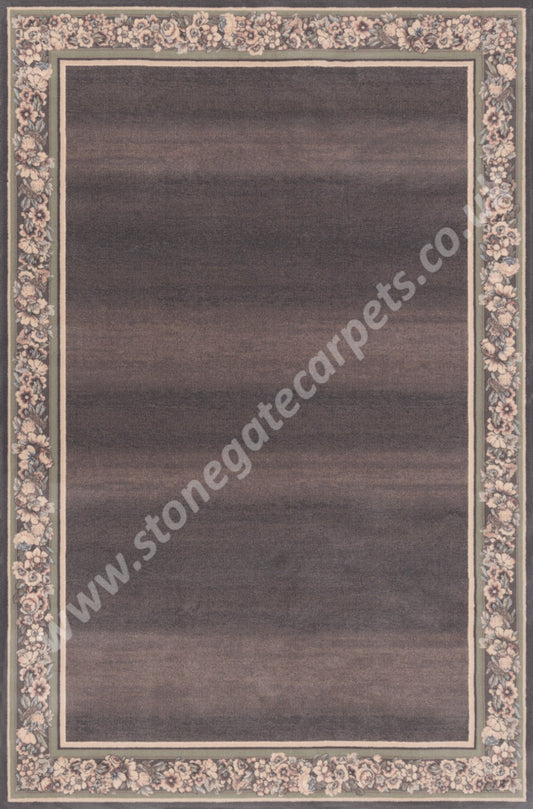 Agnella Rugs Design Discoveries V&A Collection PEONY Heather (Agnus Quality) - 100% New Zealand Wool - Free Delivery