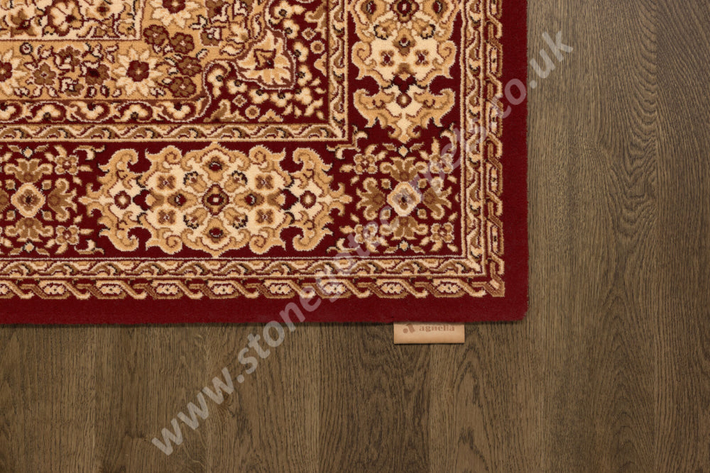 Agnella Rugs Regius BARONET Ruby - 100% Cut Pile New Zealand Wool - Free Delivery