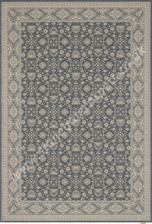 Agnella Rugs Regius GRACJA Graphite - 100% Cut Pile New Zealand Wool - Free Delivery