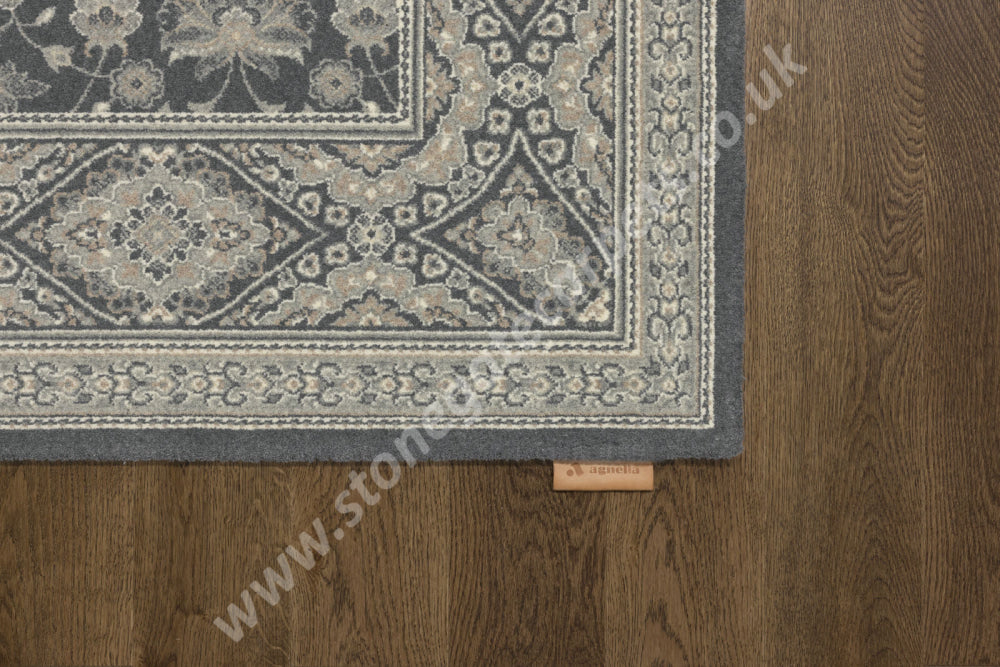 Agnella Rugs Regius GRACJA Graphite - 100% Cut Pile New Zealand Wool - Free Delivery