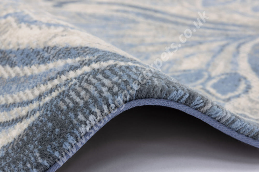 Agnella Rugs Regius MAISIE Blue - 100% Cut Pile New Zealand Wool - Free Delivery