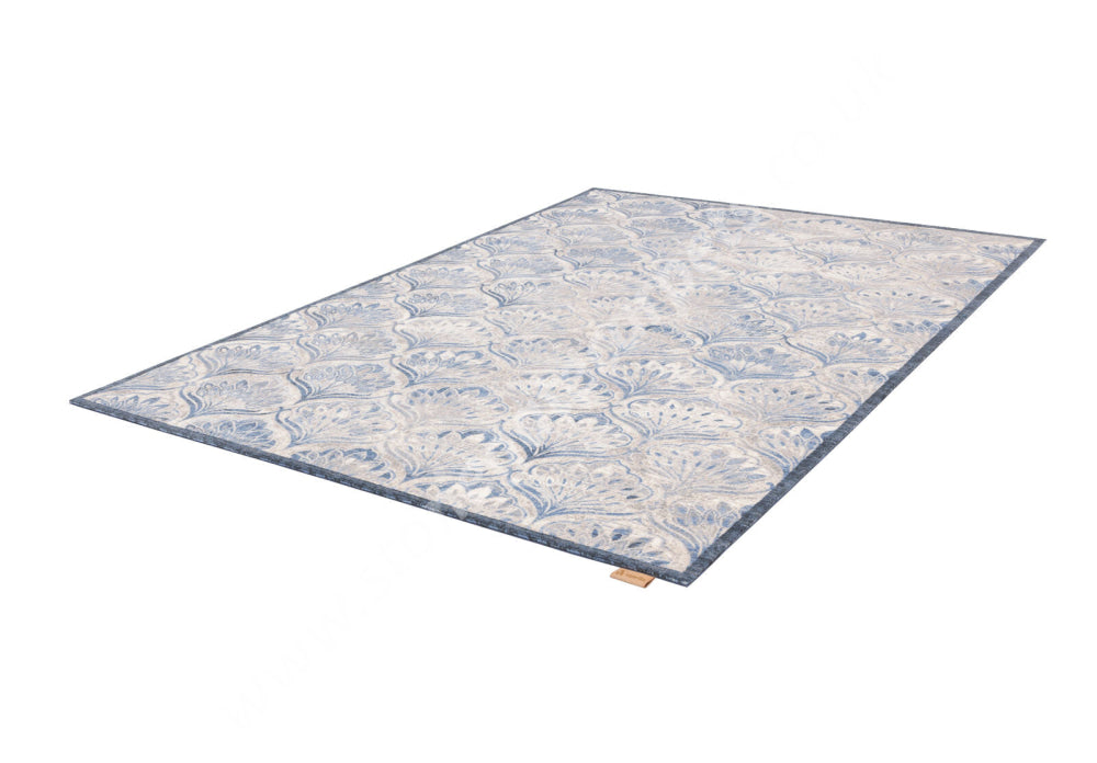 Agnella Rugs Regius MAISIE Blue - 100% Cut Pile New Zealand Wool - Free Delivery