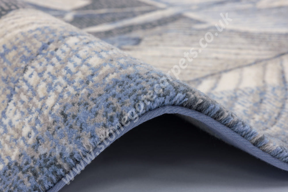 Agnella Rugs Regius MARCELINE Blue - 100% Cut Pile New Zealand Wool - Free Delivery