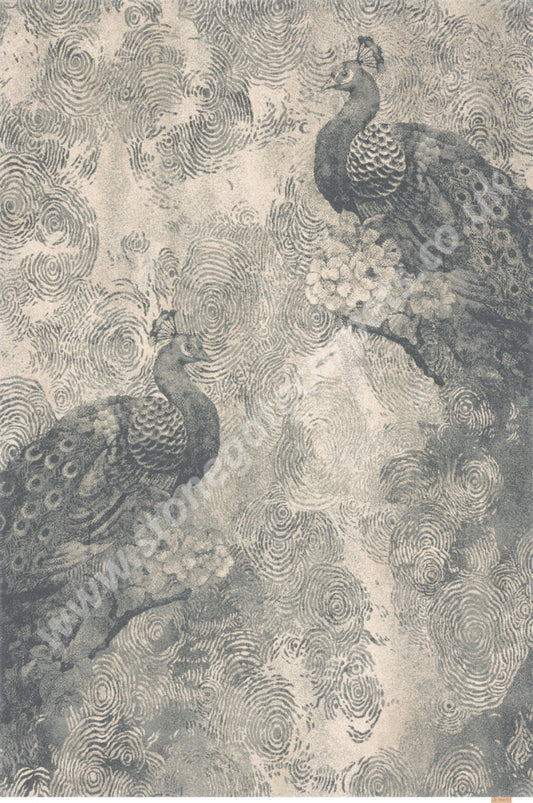 Agnella Rugs Regius PAVIO Grey - 100% Cut Pile New Zealand Wool - Free Delivery