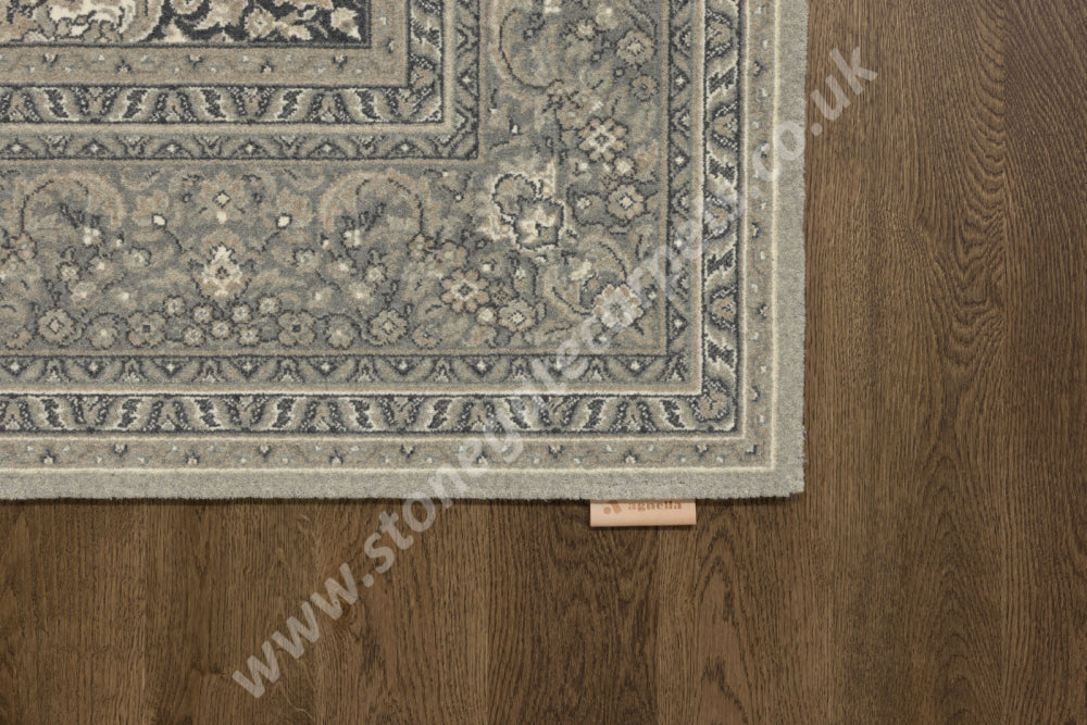Agnella Rugs Regius SENATOR Grey - 100% Cut Pile New Zealand Wool - Free Delivery