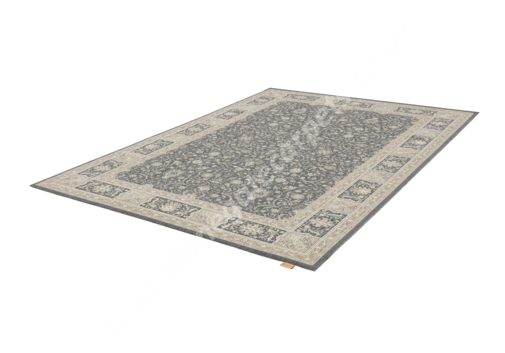 Agnella Rugs Regius OSKAR Graphite - 100% Cut Pile New Zealand Wool - Free Delivery