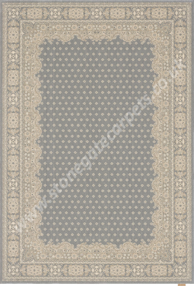 Agnella Rugs Regius BARONET Grey - 100% Cut Pile New Zealand Wool - Free Delivery