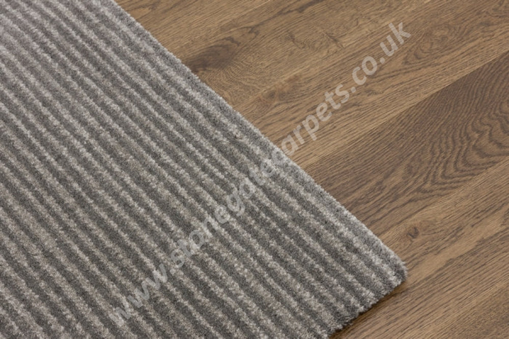 Agnella Rugs House Loves Calisia RIBS Graphite - 100% New Zealand Wool - Free Delivery