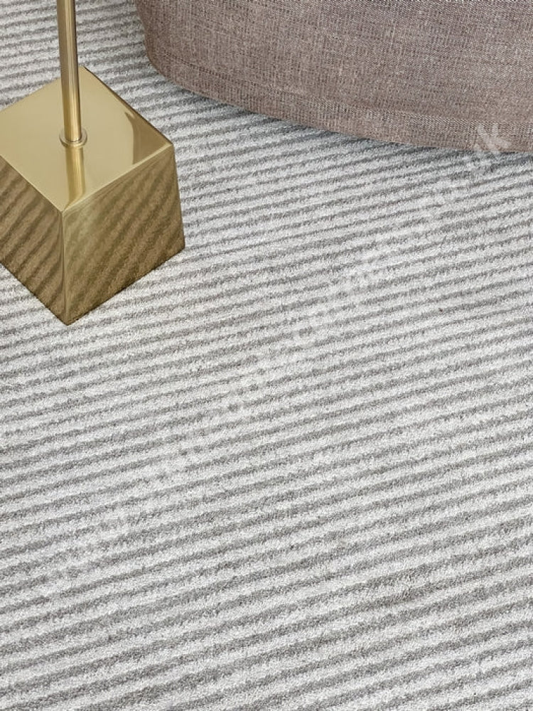 Agnella Rugs House Loves Calisia RIBS Sand- 100% New Zealand Wool - Free Delivery