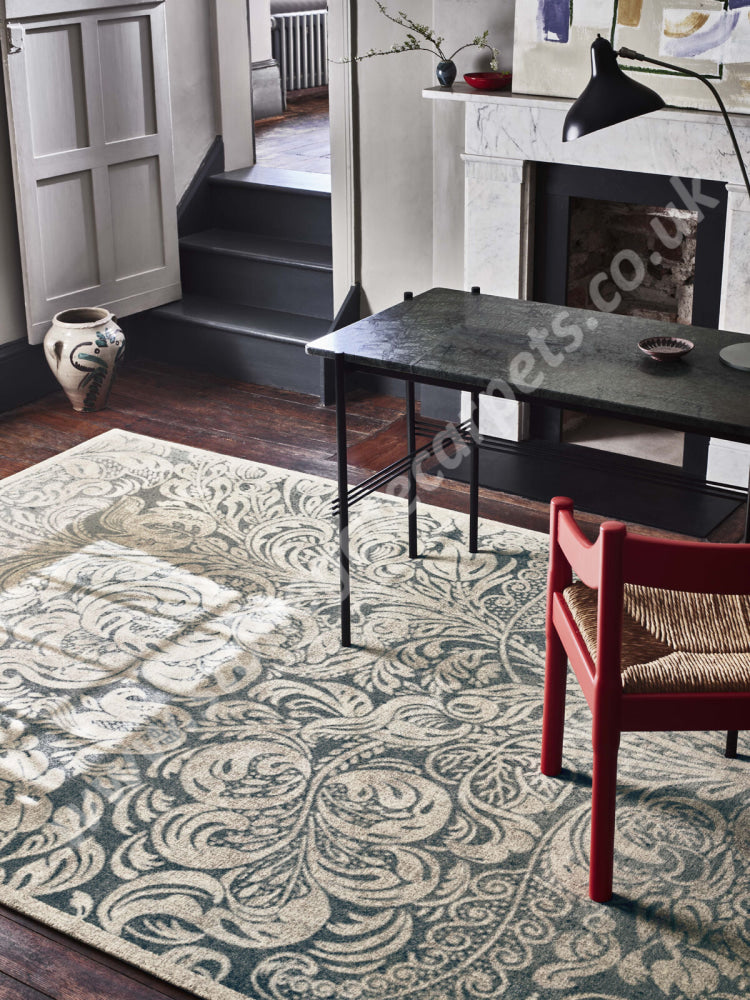 Agnella Rugs Design Discoveries V&A Collection SEDDING Grey (Regius Quality) - Free Delivery