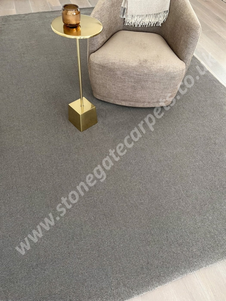 Agnella Rugs House Loves Calisia SMOOTH Anthracite - 100% New Zealand Wool - Free Delivery