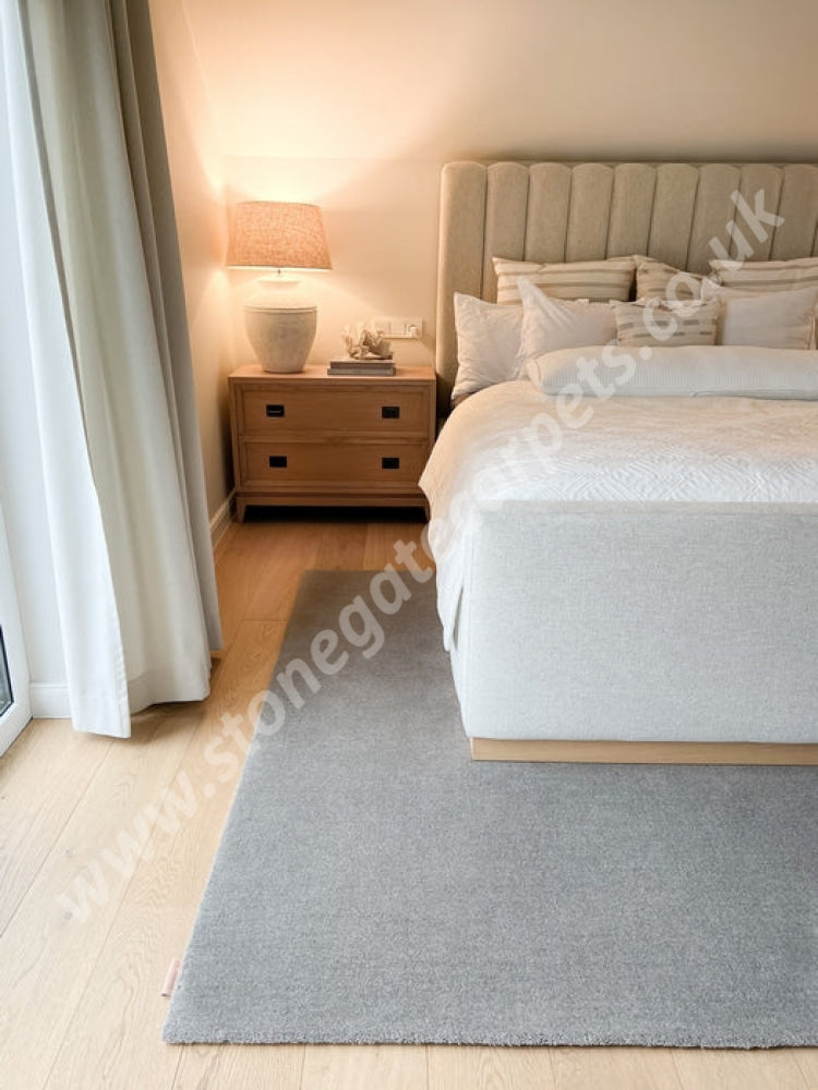 Agnella Rugs House Loves Calisia SMOOTH Anthracite - 100% New Zealand Wool - Free Delivery