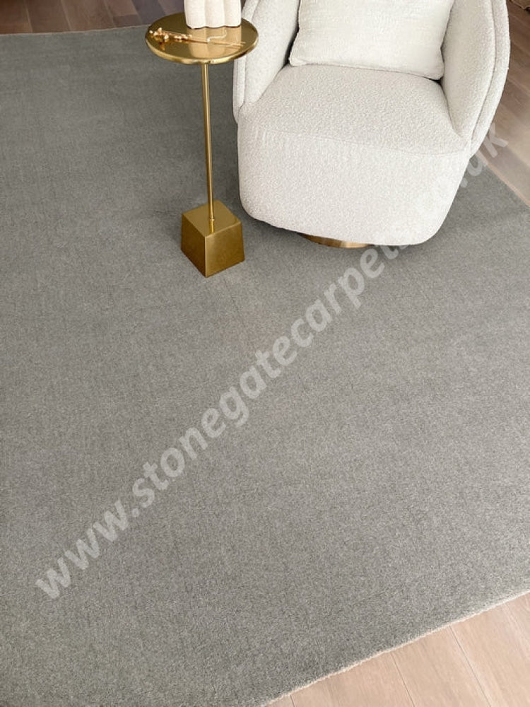 Agnella Rugs House Loves Calisia SMOOTH Grey - 100% New Zealand Wool - Free Delivery