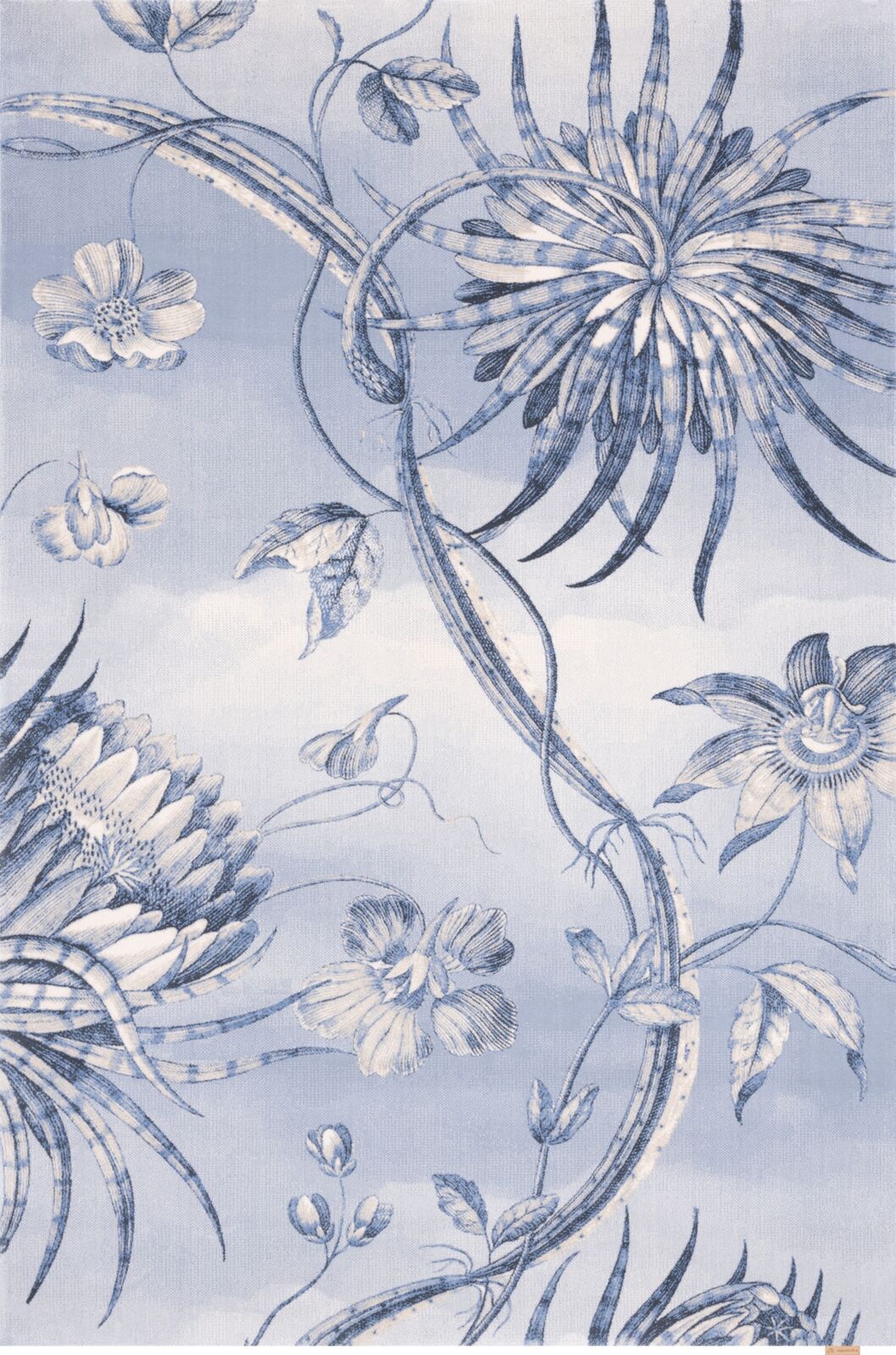 Agnella Rugs Design Discoveries V&A Collection TALWIN Light Blue (Cali ...