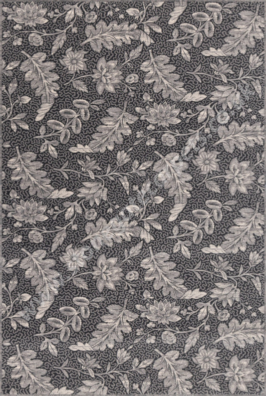 Agnella Rugs Design Discoveries V&A Collection VERSAILLE Graphite (Agnus Quality) - 100% New Zealand Wool - Free Delivery