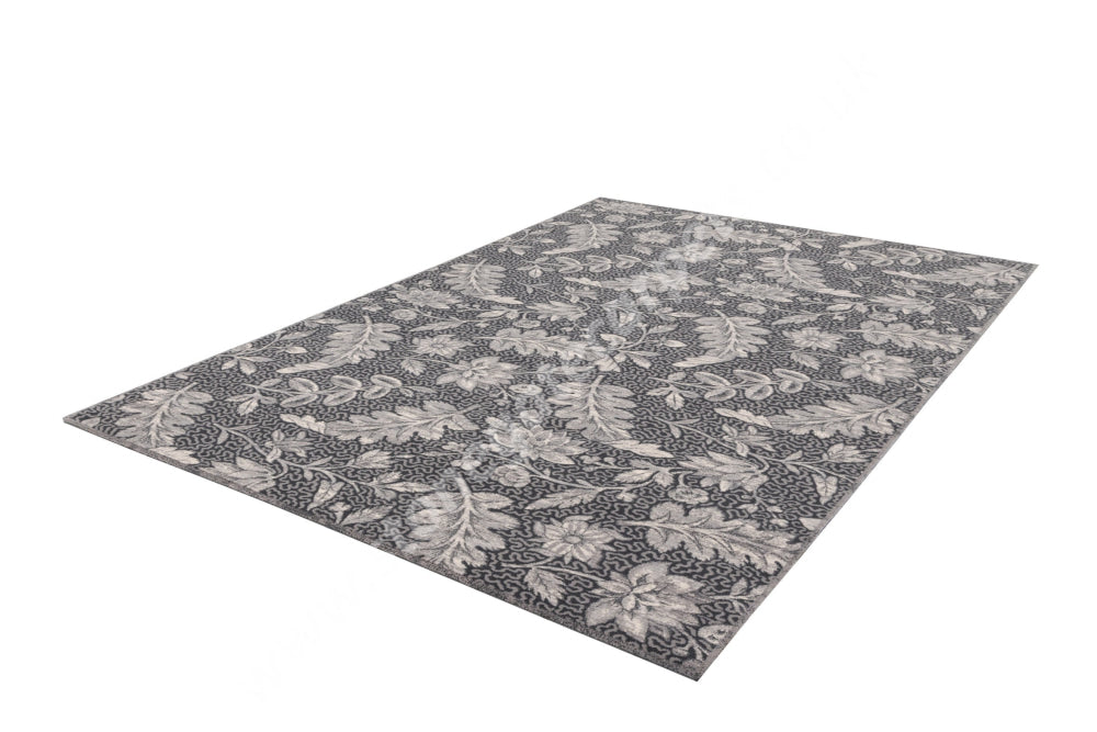 Agnella Rugs Design Discoveries V&A Collection VERSAILLE Graphite (Agnus Quality) - 100% New Zealand Wool - Free Delivery