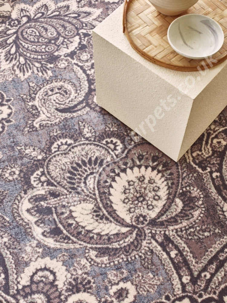 Agnella Rugs Design Discoveries V&A Collection VICTORIANA Heather (Calisia Quality) - Free Delivery