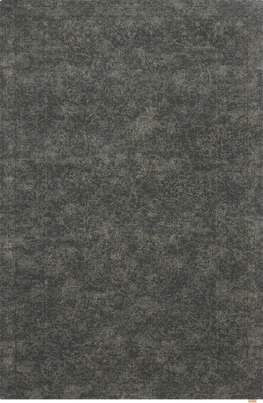 Agnella Rugs House Loves Calisia VINTAGE Bell Graphite - 100% Undyed New Zealand Wool - Free Delivery