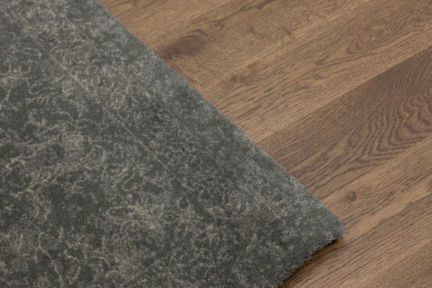 Agnella Rugs House Loves Calisia VINTAGE Bell Graphite - 100% Undyed New Zealand Wool - Free Delivery