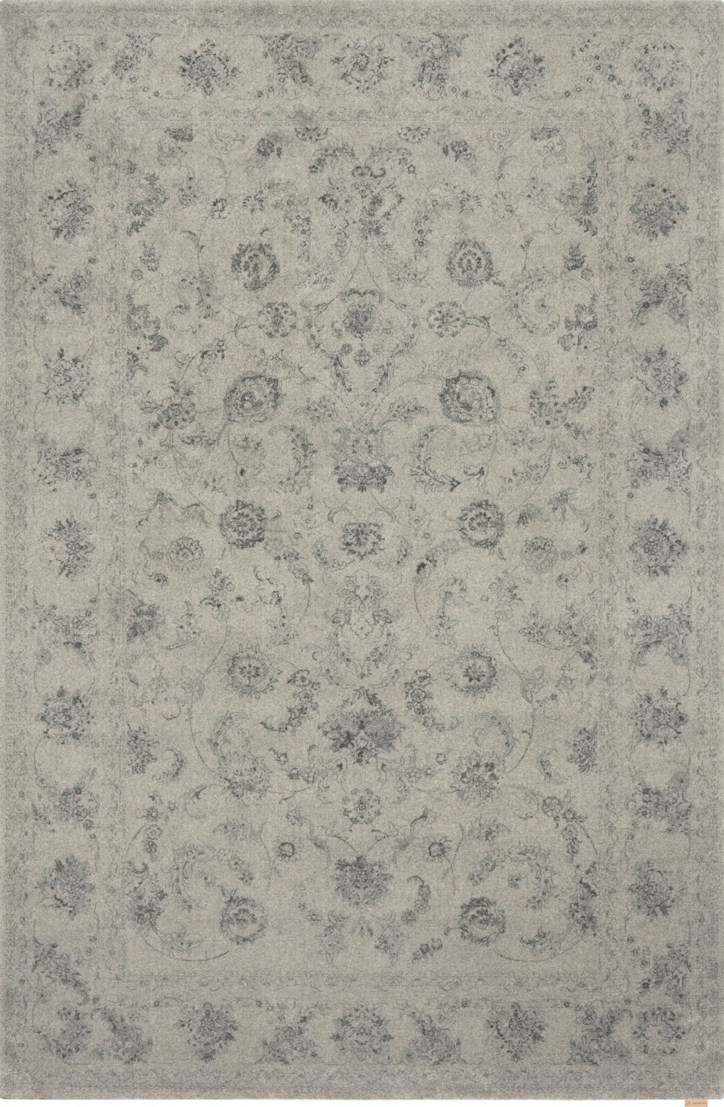 Agnella Rugs House Loves Calisia VINTAGE Flora Beige - 100% Undyed New Zealand Wool - Free Delivery